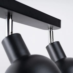 Sollux SL.1318 - Bodové svietidlo ELBA 3xE27/15W/230V čierna