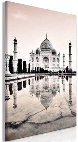 Artgeist Obraz - Taj Mahal (1 Part) Vertical Veľkosť: 60x90, Verzia: Na talianskom plátne