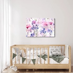 Obraz - Akvarelová lúka (90x60 cm)