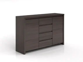 Komoda BRW Kaspian KOM2D4S (Wenge). Vlastná spoľahlivá doprava až k Vám domov. 735071
