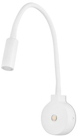 Nástenné LED Pixie s flexibilným ramenom biele