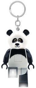 Čierno-biela kľúčenka so svietidlom Iconic Panda – LEGO®