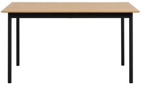 Dizajnový jedálenský stôl Lakshmana 140 cm prírodný dub