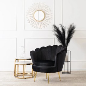 PROXIMA.store - Glamour kreslo ANGEL FARBA: sivá