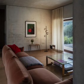 Ideal Lux - LED Stojacia lampa PERLAGE 4xG9/3W/230V čierna/dymová