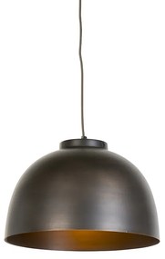 Priemyselné závesné svietidlo hnedé 40 cm - Hoodi