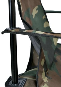 Skladacia rybárska stolička camo