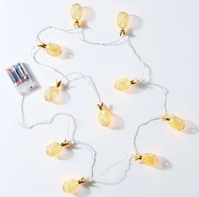 MIAMI Svetelná reťaz LED s ananásom USB 10 svetiel