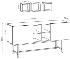 Skrinka Odysea (dub zafírový). Vlastná spoľahlivá doprava až k Vám domov. 1088201