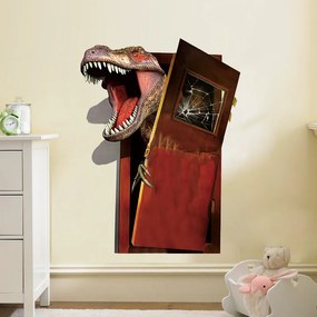 Veselá Stena Samolepka na stenu na stenu Dinosaurus útočí