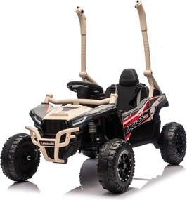 LEAN CARS Elektrické autíčko na batérie Kawasaki JS330 24V5Ah čierno-béžové
