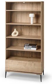 Regál »REET« s lamelovým vzhľadom