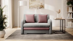 XXXLutz ROZKLADACIA POHOVKA, textil, ružová, svetlosivá MID.YOU - Sedačky - 00000L002904