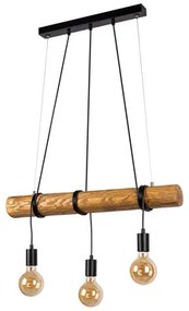 Lampa visiaca na drevenom tráme DULCE