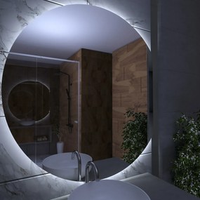 Okrúhle zrkadlo s LED svetlom E5