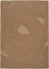 Ručne tkaný vlnený koberec v tmavo prírodnej farbe 200x300 cm Pune – House Nordic