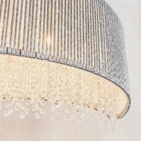 Endon 81979 - Krištáľový závesný luster GALINA na lankách 8xG9/25W/230V lesklý chróm