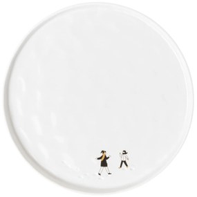 räder Porcelánový tanier Snowball Fight 22 cm