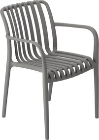 Garden Line ZÁHRADNÁ STOLIČKA 45,5 x 57 x 45 / 81 CM ŠEDÁ *8663