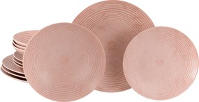 XXXLutz JEDÁLENSKÝ SERVIS Catania Peach 12-dielne Creatable - Online Only bytové doplnky - 007768054801