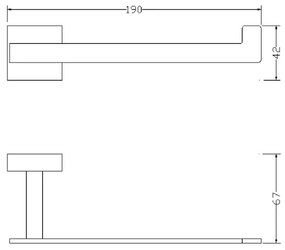 OMNIRES 8151BCR - Držiak toaletného papiera LIFT lesklý chróm
