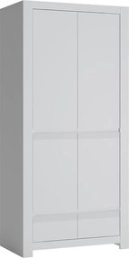 Skriňa Novi NVIS02 2D2S biela alpin/pvc biela supermat