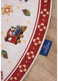 Červený okrúhly koberec s vianočným motívom ø 150 cm Red Christmas – Villeroy&amp;Boch