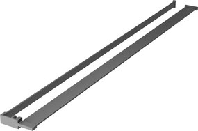 Mexen príslušenstvo, polička/držiak na uteráky pre sprchovú zástenu (max 140cm), grafitová, 800-02-95