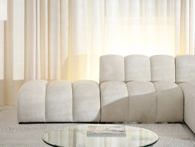 Rohová sedačka Organice (krémová + čierna). Akcia -20%. Vlastná spoľahlivá doprava až k Vám domov. 1136686