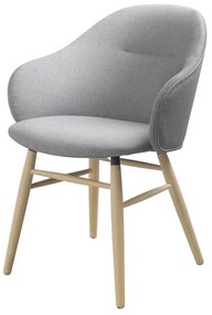 Dizajnová stolička Kalyani svetlosivá