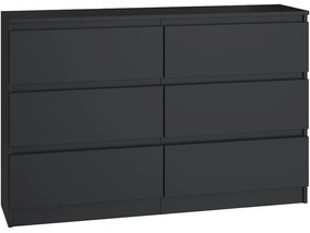 Komoda Malwa M6 120 čierna