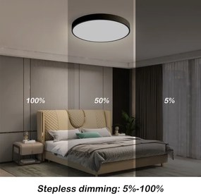Brilagi-LED Stmievateľné svietidlo POOL SMART LED/48W/230V 40 cm Wi-Fi Tuya+DO čierne