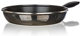 Banquet Panvica smaltovaná METALLIC Black 28 cm, s nepriľnavým povrchom, 28 cm