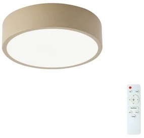 Brilagi -LED Stmievateľné svietidlo POOL LED/18W/230V 3000-6000K 20 cm béžové + diaľkový ovládač