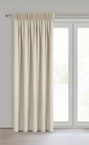 ZÁVES NA PÁSKE VANI 140X270 CM SVETLOBÉŽOVÁ