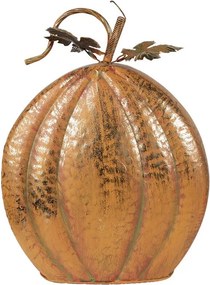Oranžová kovová dekorácia tekvice Pumpkin - 34*15*42 cm