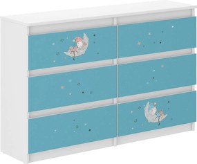 Wooden Toys Detská komoda R-120 ŚPIOCH