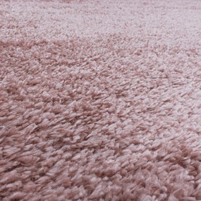 Ayyildiz koberce Kusový koberec Fluffy Shaggy 3500 rose kruh - 120x120 (priemer) kruh cm