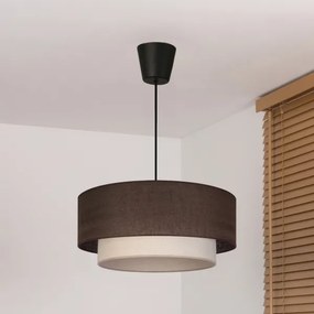 Brilagi - LED Luster na lanku BOHO ECO 1xE27/10W/230V pr. 40 cm hnedá/krémová