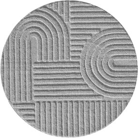 Svetlosivý okrúhly koberec ø 200 cm Art – Ayyildiz Carpets