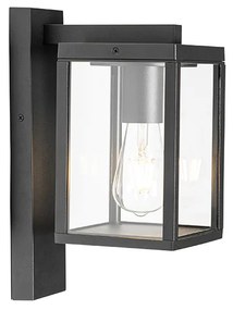 Priemyselná vonkajšia nástenná lampa čierna IP44 - Charlois