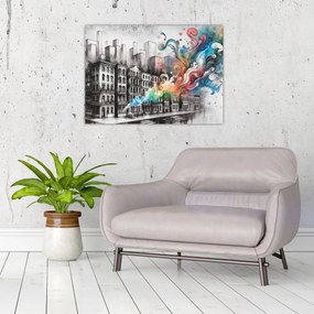 Obraz - Priemyselný život (70x50 cm)