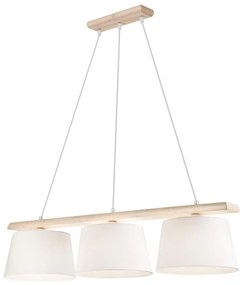 Lamkur Luster na lanku AIDA 3xE27/60W/230V - FSC certifikované LA35147