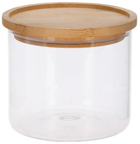 Sklenená nádoba s bambusovým viečkom 950 ml