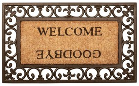Vonkajšia rohožka Welcome/Goodbye, 75,5x40 cm