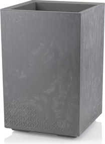 Květináč na kolečkách BETONIQUE 39,8x58,7 cm šedý