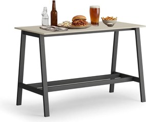 Vysoký barový stôl, 1600 x 800 mm, breza