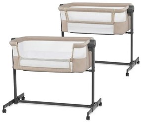 KINDERKRAFT - Detská postieľka NESTE UP 2 béžová