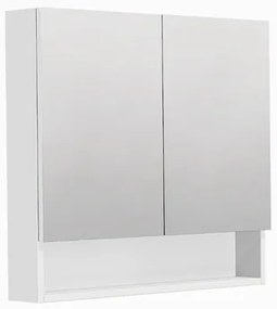 Zrkadlová skrinka SAT Cube Way 80x72 cm lamino GALCU3D80BP, 1 ks