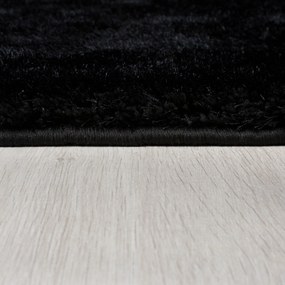 Flair Rugs koberce Kusový koberec Indulgence Velvet Black - 160x230 cm